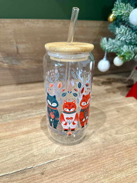 Tasse en verre - Noël