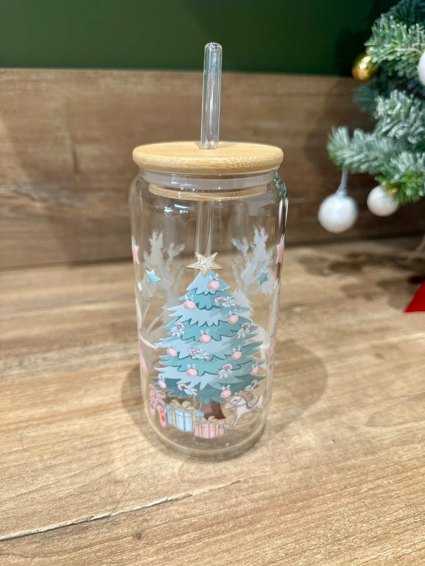 Tasse en verre - Noël