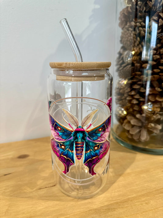 Tasse en verre - Papillon