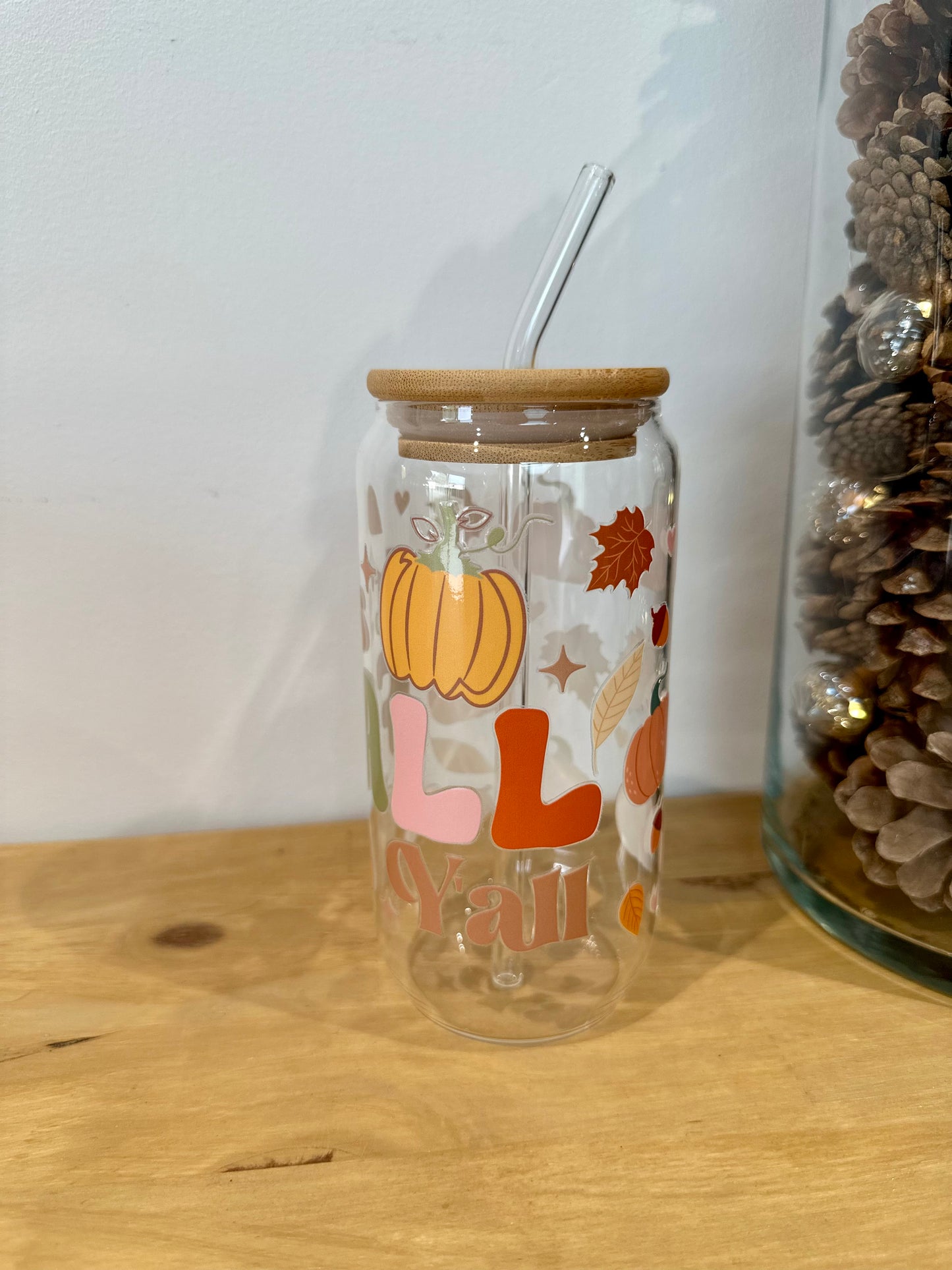 Tasse en verre - Automne