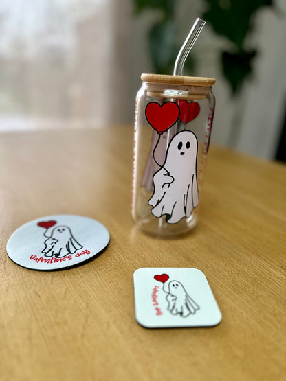 Tasse en verre - Coffret St Valentin 🩷