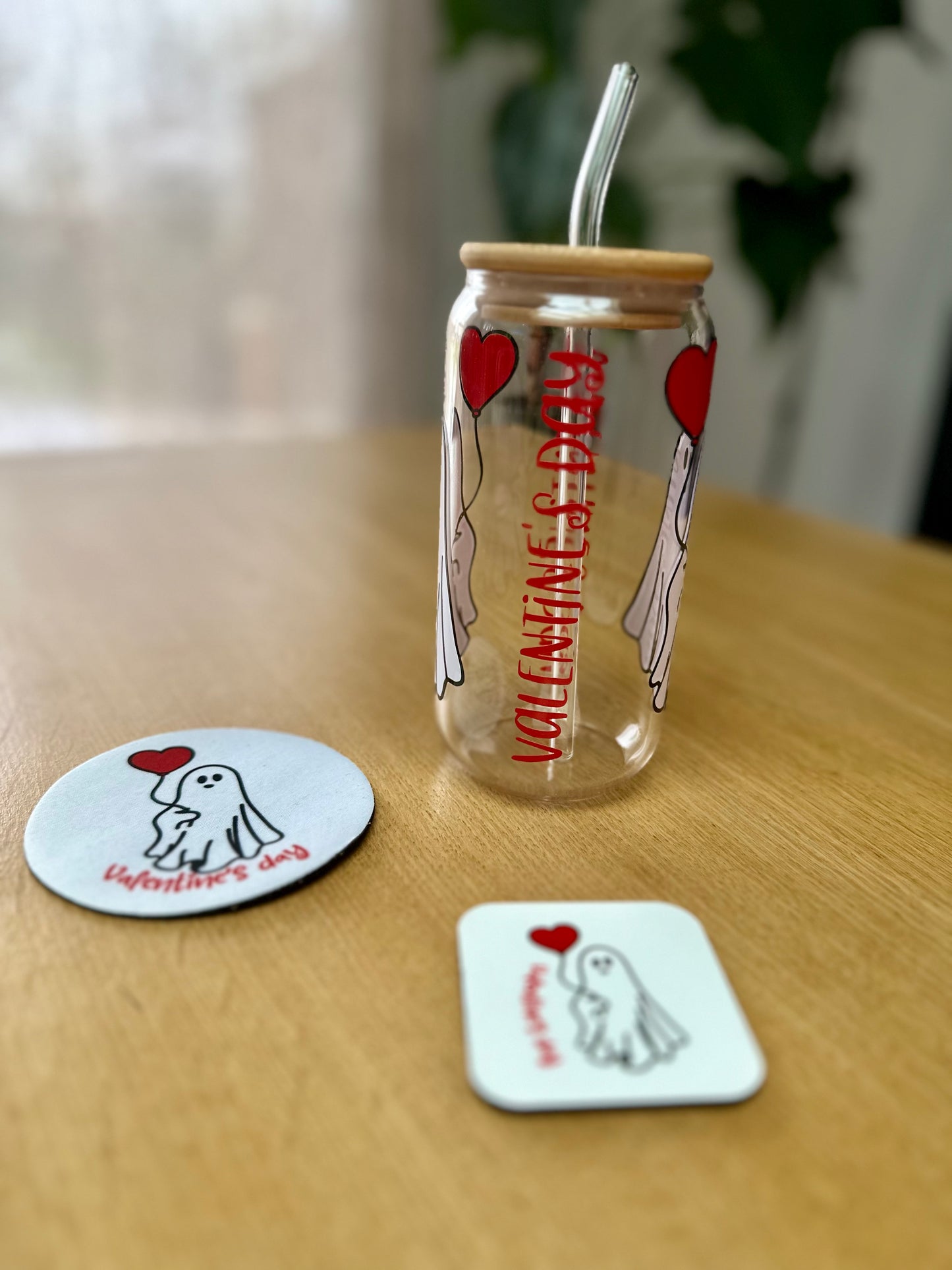 Tasse en verre - Coffret St Valentin 🩷